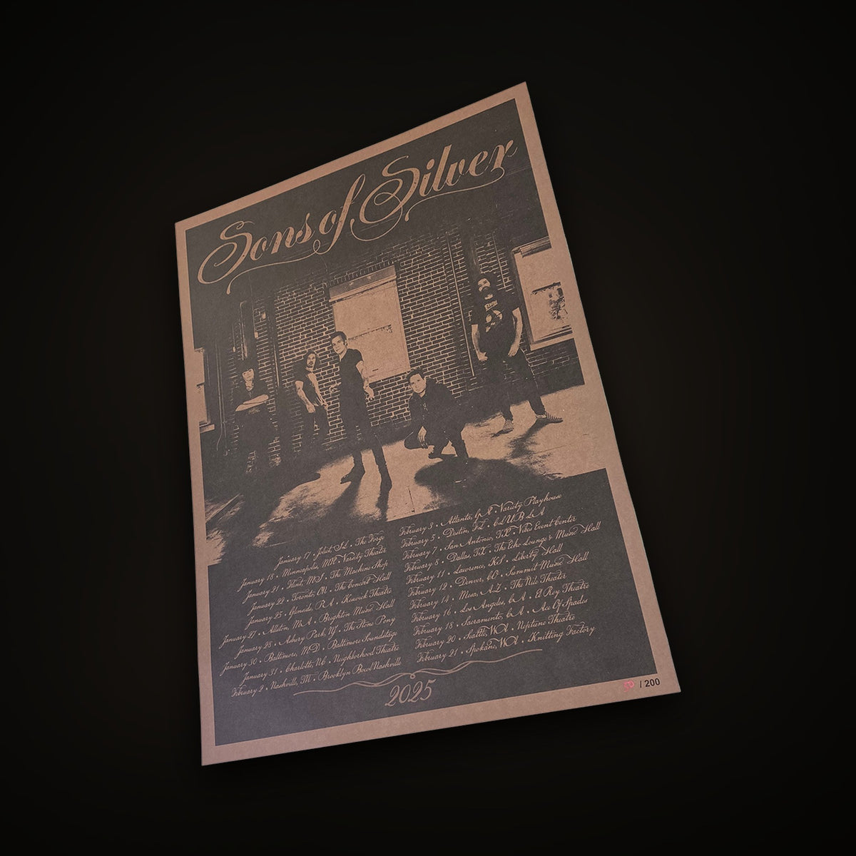 Runaway Emotions Tour 2025 Limited Edition Poster — photo 2 of 3