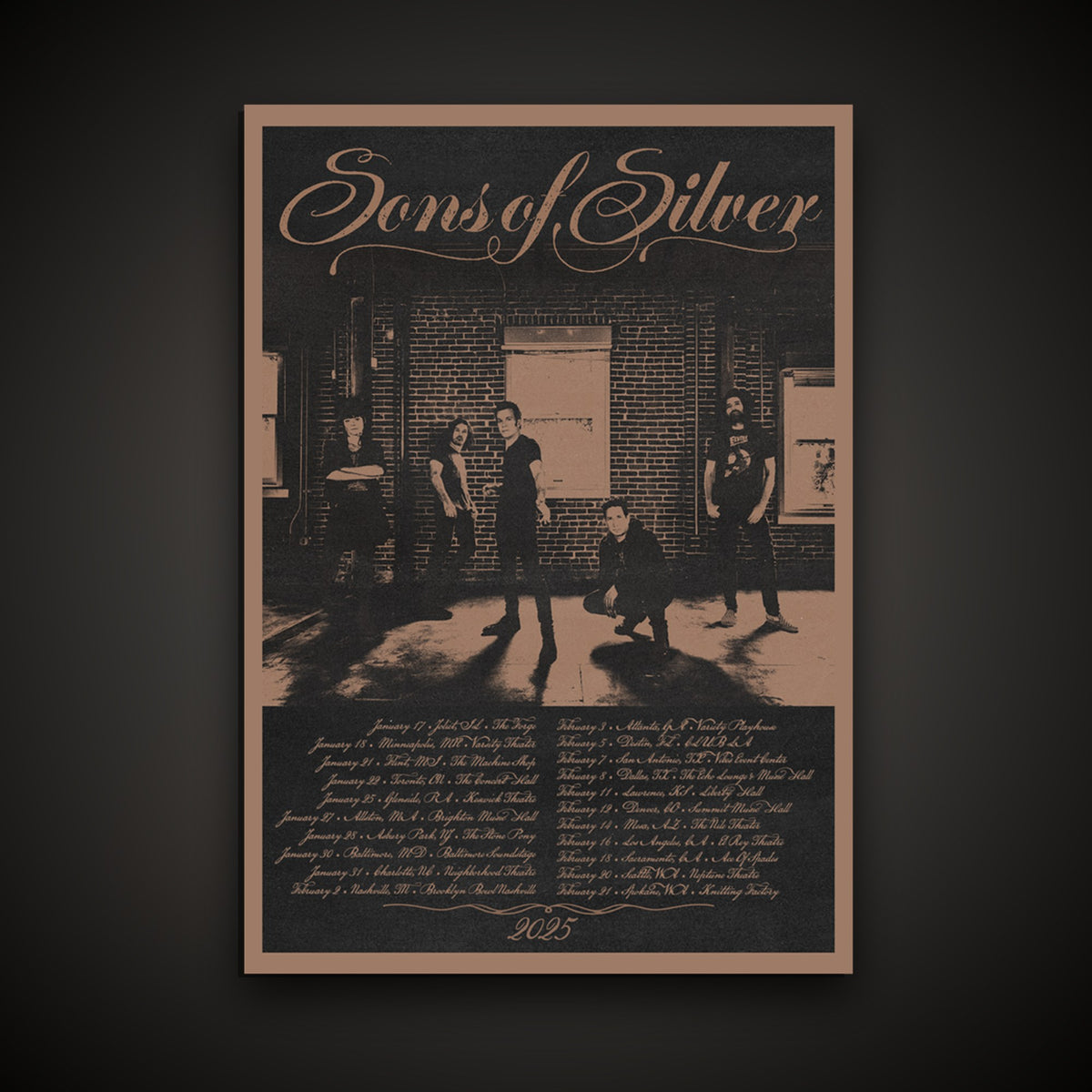 Runaway Emotions Tour 2025 Limited Edition Poster — photo 1 of 3