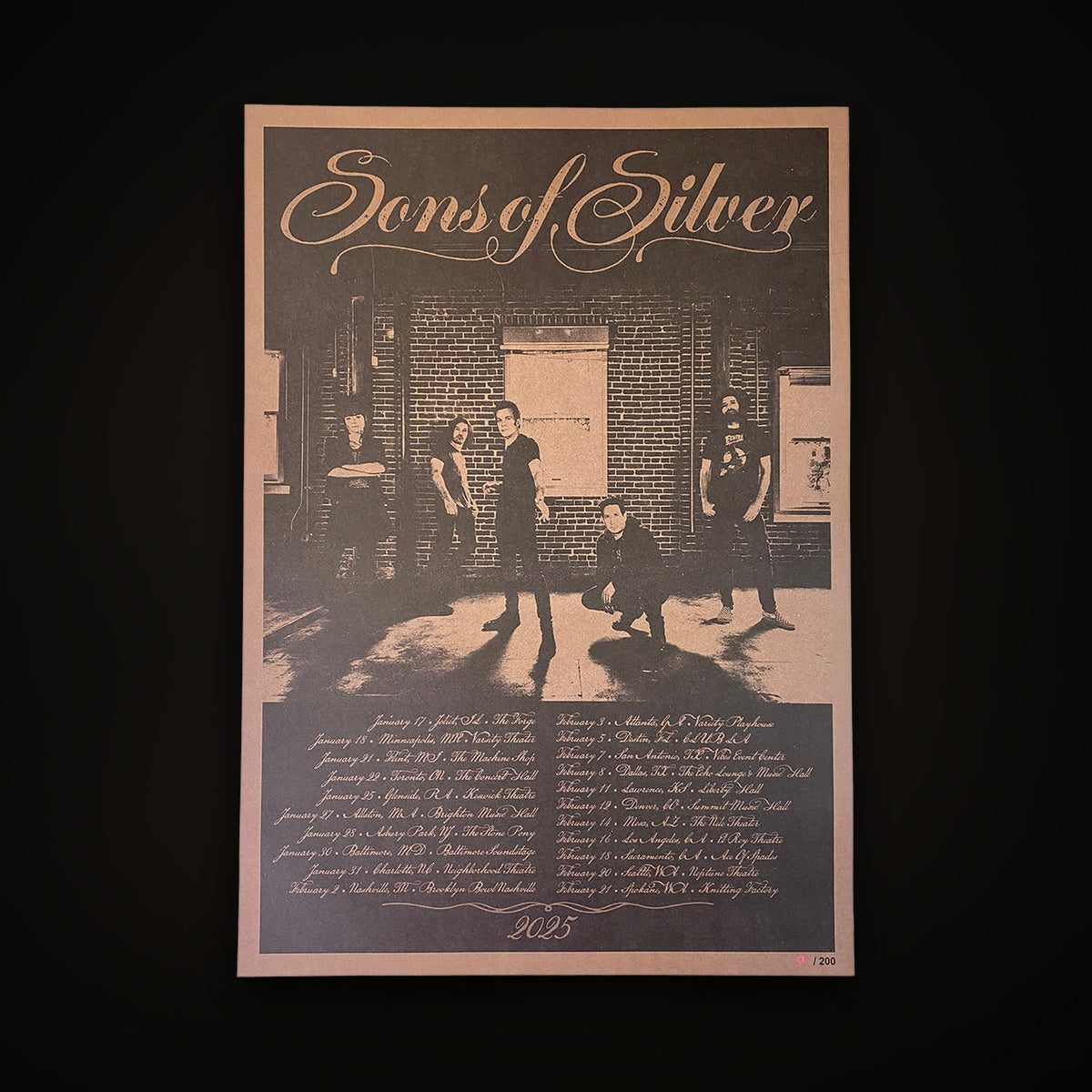 Runaway Emotions Tour 2025 Limited Edition Poster — photo 3 of 3
